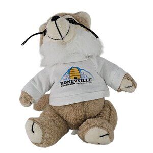 Vintage Honeyville Colorado Plush Raccoon Wolf Toy Purr-Fection By MJC 1992